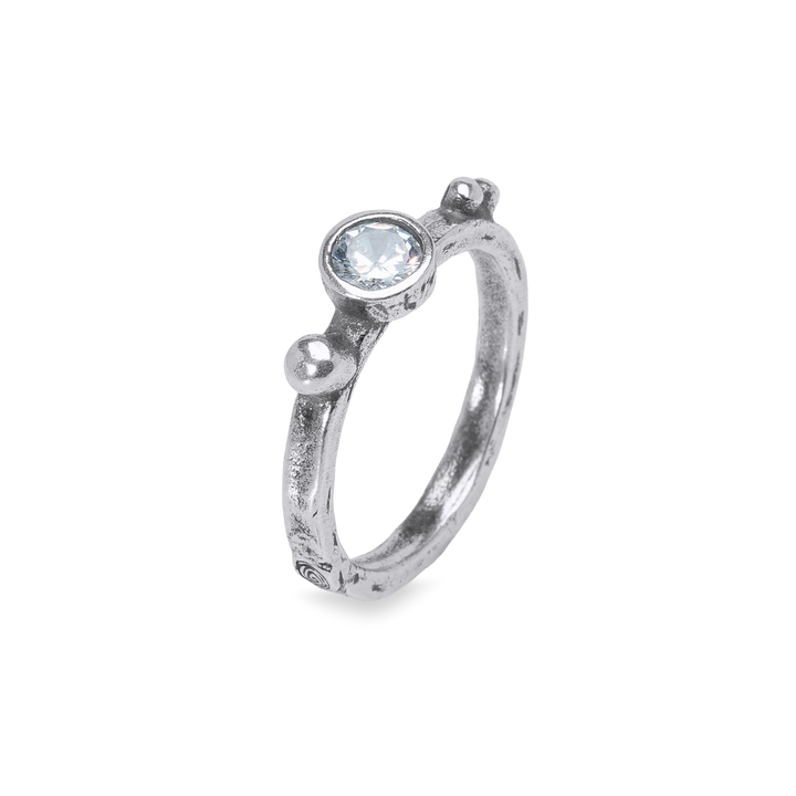 Anillo Mujer Nabil con Plata 925 y circonitas