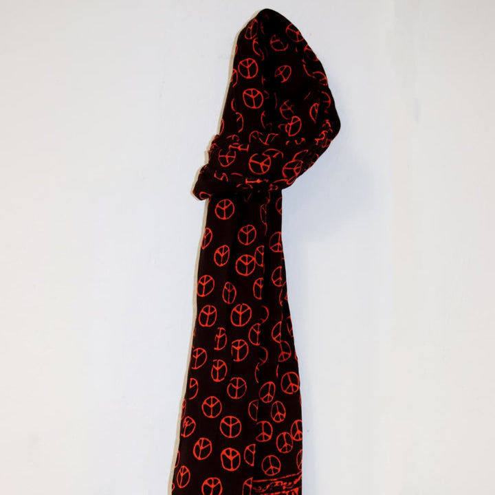 Sarong Unisex Negro Símbolo Hippie