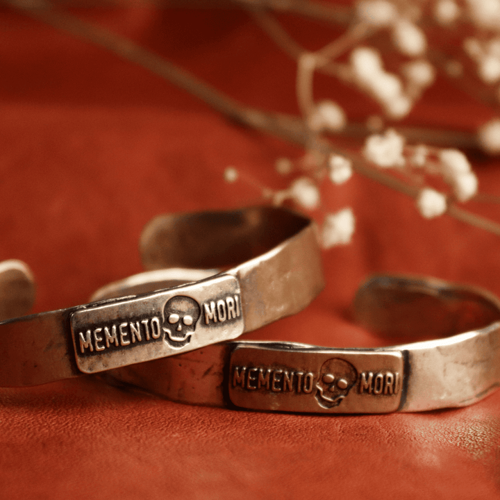 925 Silver Bracelet with Bronze Memento Mori Obilatu