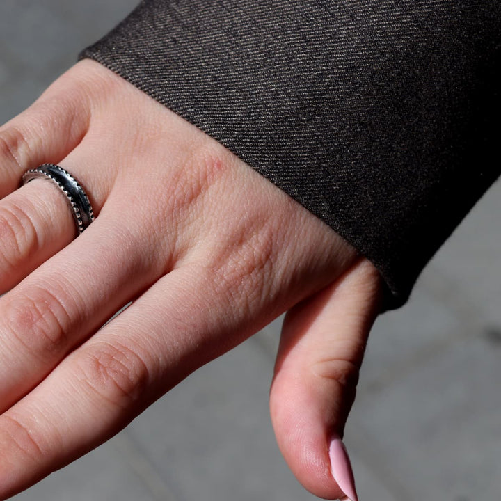 Anillo Mujer Nadia con Plata 925 y circonitas
