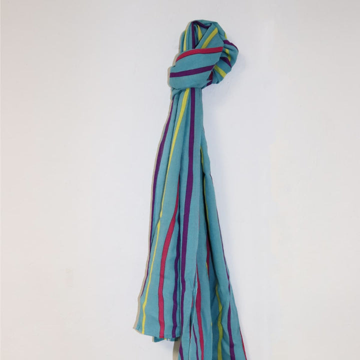 Sarong Unisex Azul Rayas