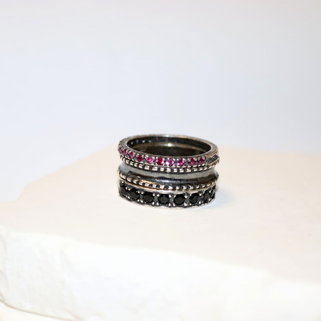 Anillo Mujer Nadia con Plata 925 y circonitas