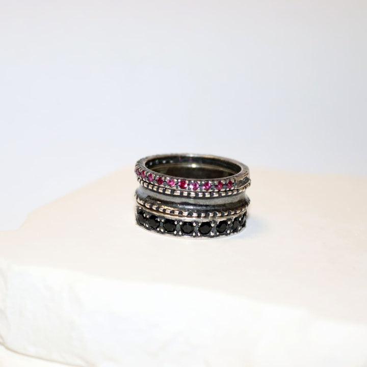 Anillo Mujer Nadia con Plata 925 y circonitas