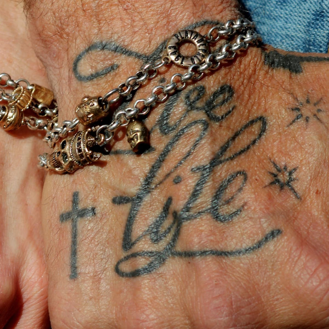 Pulsera Calavera Harira de Plata 925 y bronce