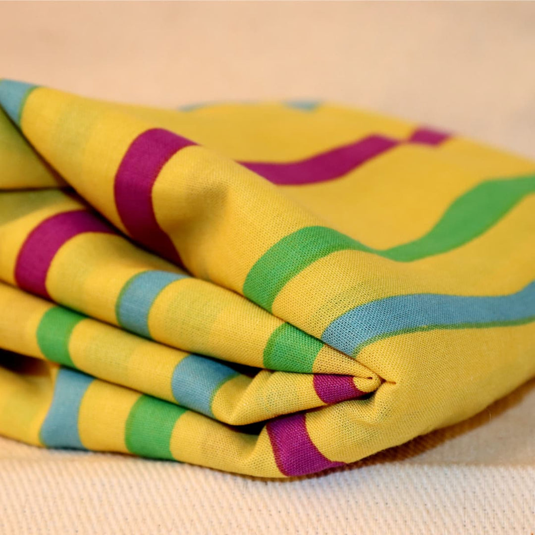 Sarong Unisex Amarillo Rayas