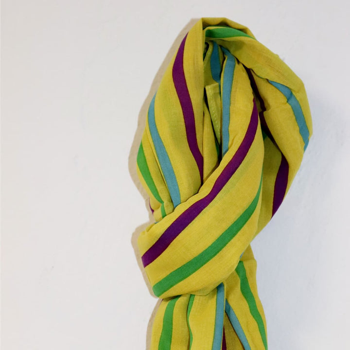 Sarong Unisex Amarillo Rayas