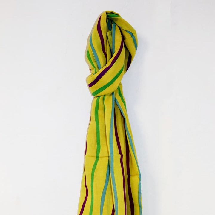 Sarong Unisex Amarillo Rayas