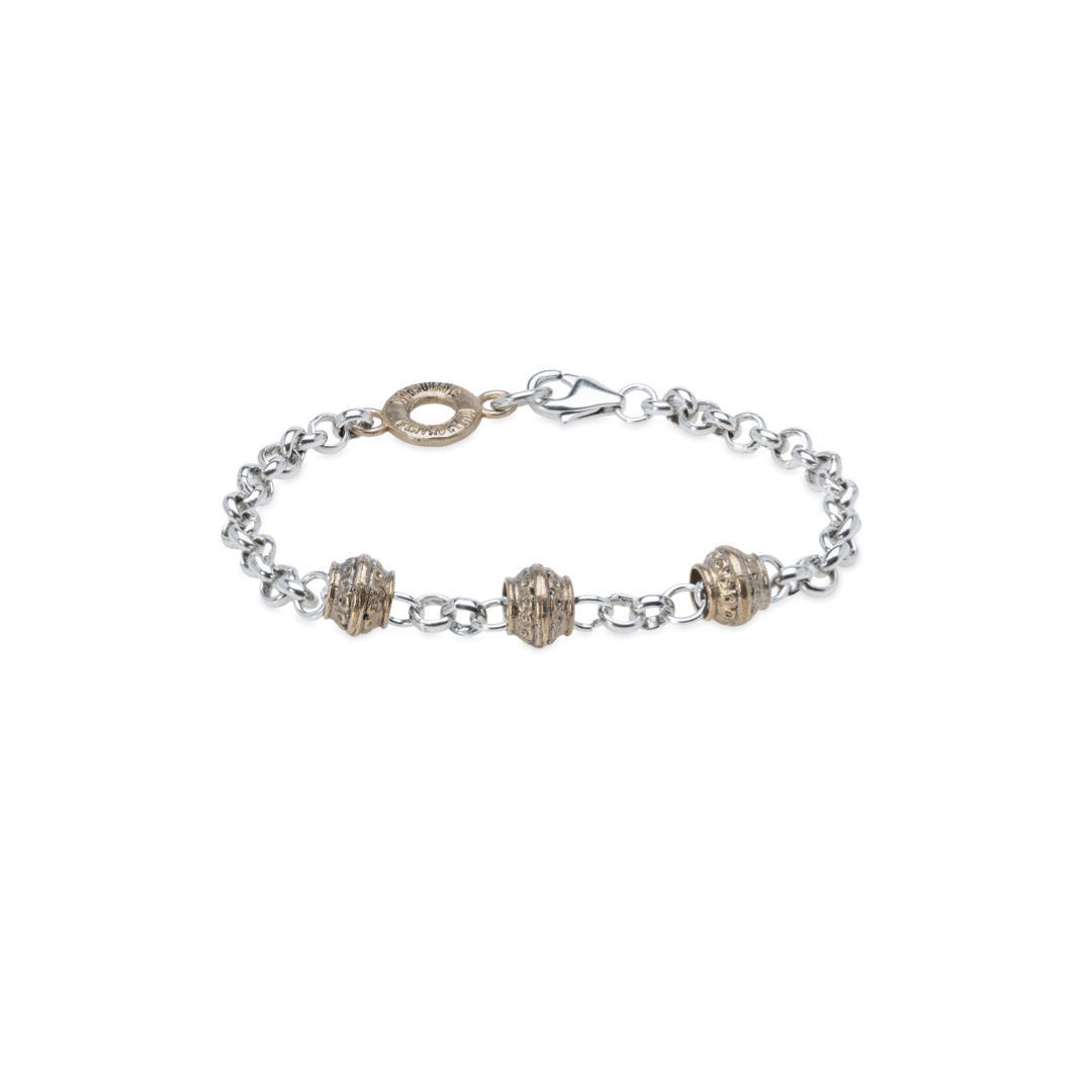 Pulsera Mujer Rimal con Plata 925 y bronce