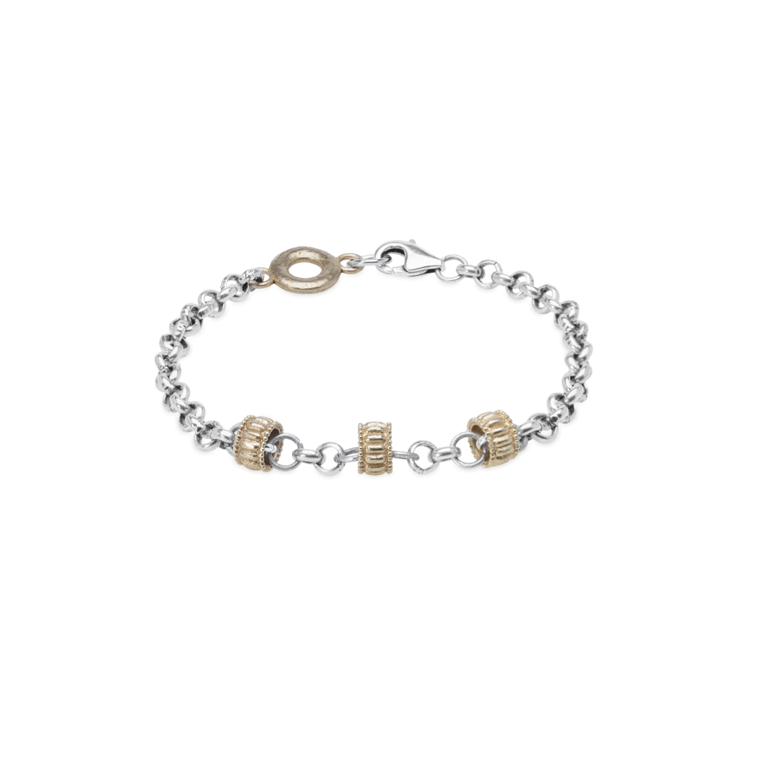 Pulsera Mujer Zafir con Plata 925 y bronce