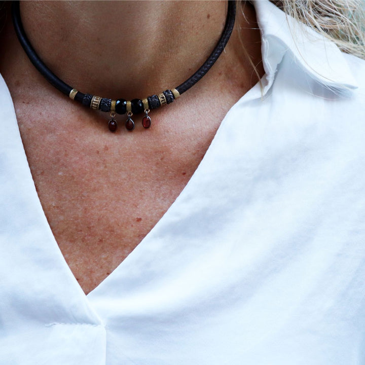 Collar Mujer Sarre de cuero