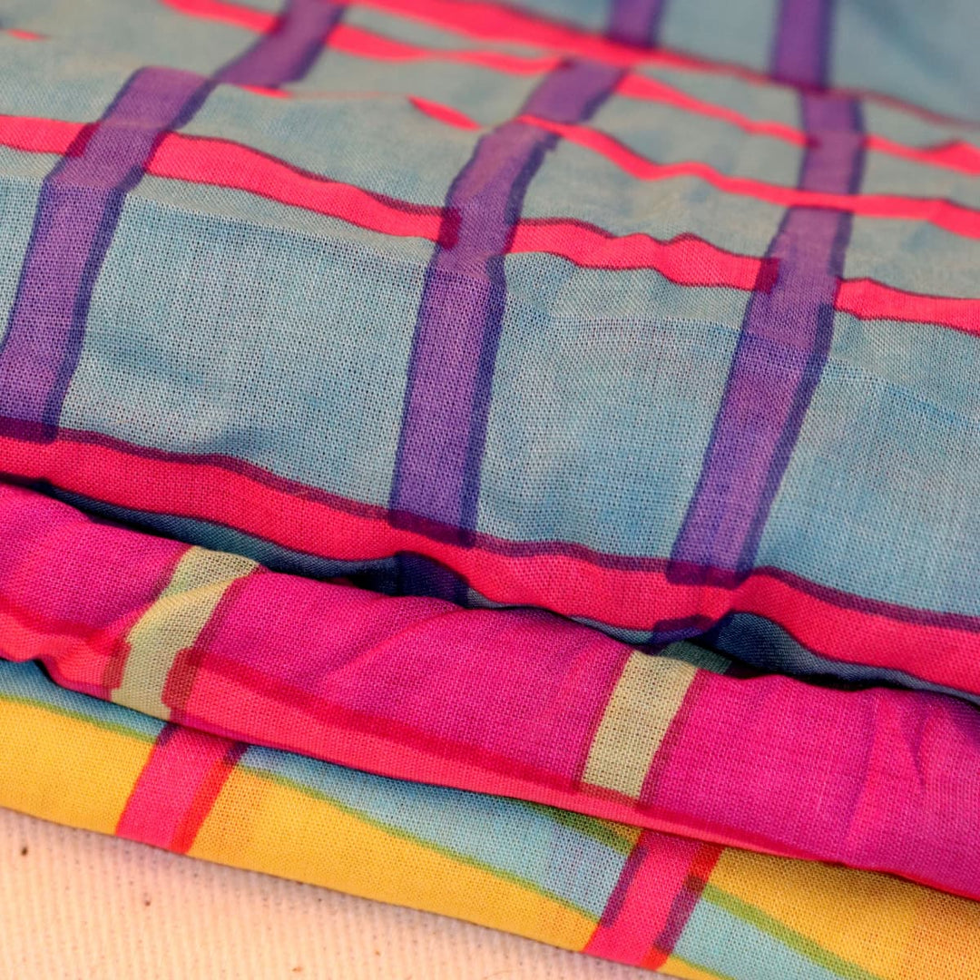 Sarong Unisex Rosa Cuadros