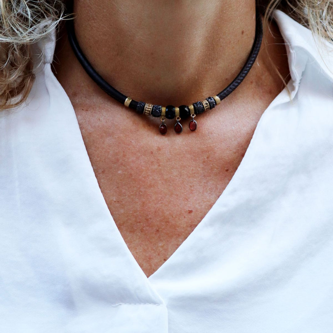 Collar Mujer Sarre de cuero