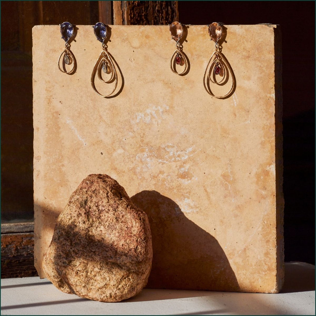 Serim Women's Earrings in 925 Silver and Bronze