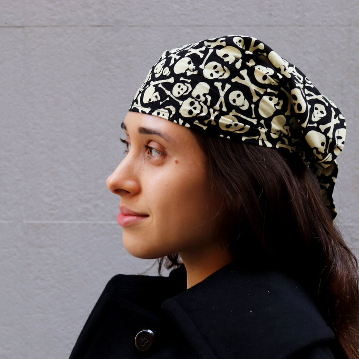 Bandana con estampado de calavera
