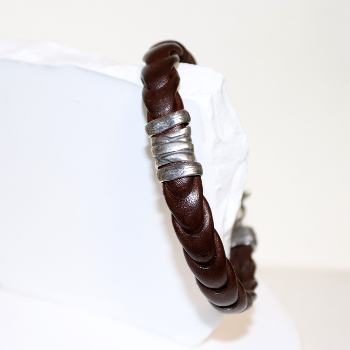 Yusuf Men's Buffalo Leather Bracelet