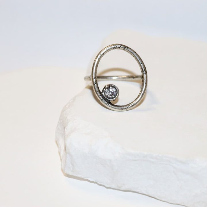 Anillo Mujer Tafilalt con Plata 925 y circonitas
