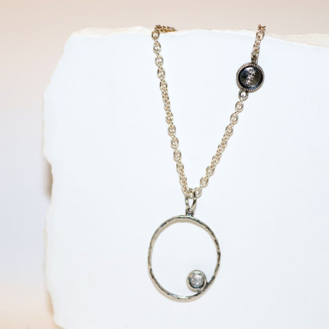 Collar mujer Tafilalt con Plata 925 y circonitas