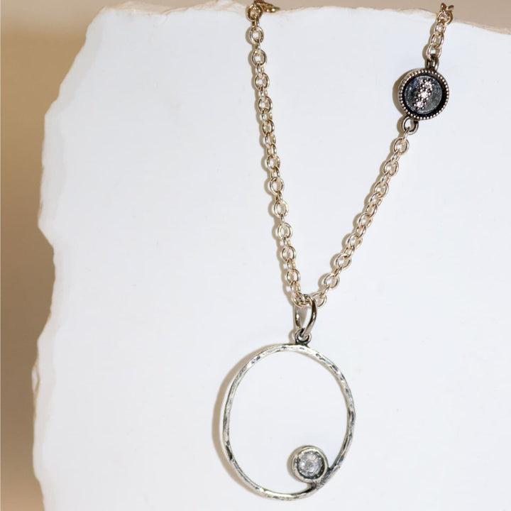 Collar mujer Tafilalt con Plata 925 y circonitas