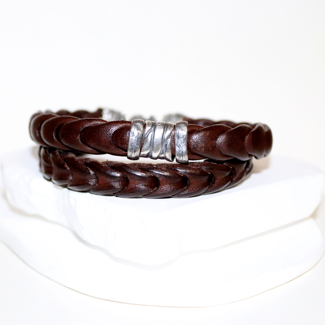Yusuf Men's Buffalo Leather Bracelet