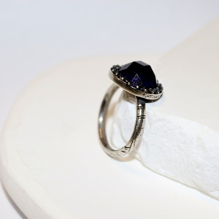 Anillo Mujer Menara de Plata 925 con circonitas amatista