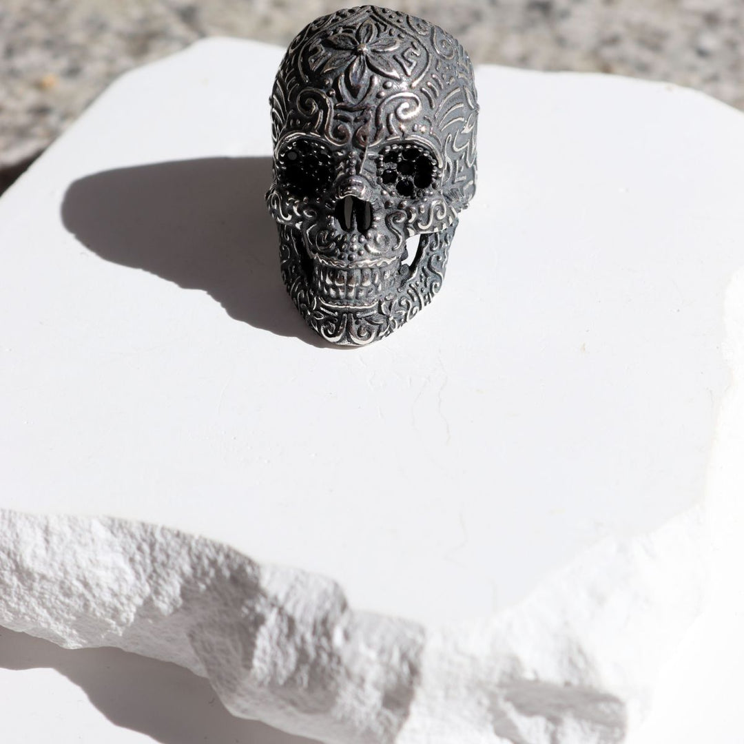 Anillo Calavera Blade