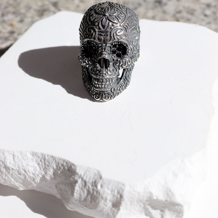 Anillo Calavera Blade