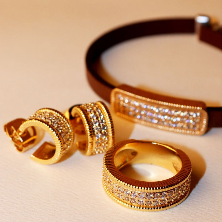 Anillo Mujer Chapado Oro Ara