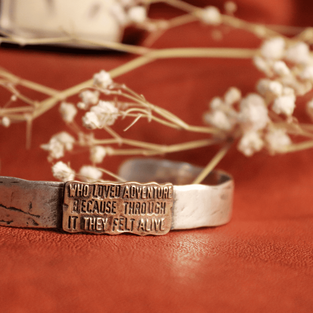 925 Silver Bracelet with Bronze Adventure