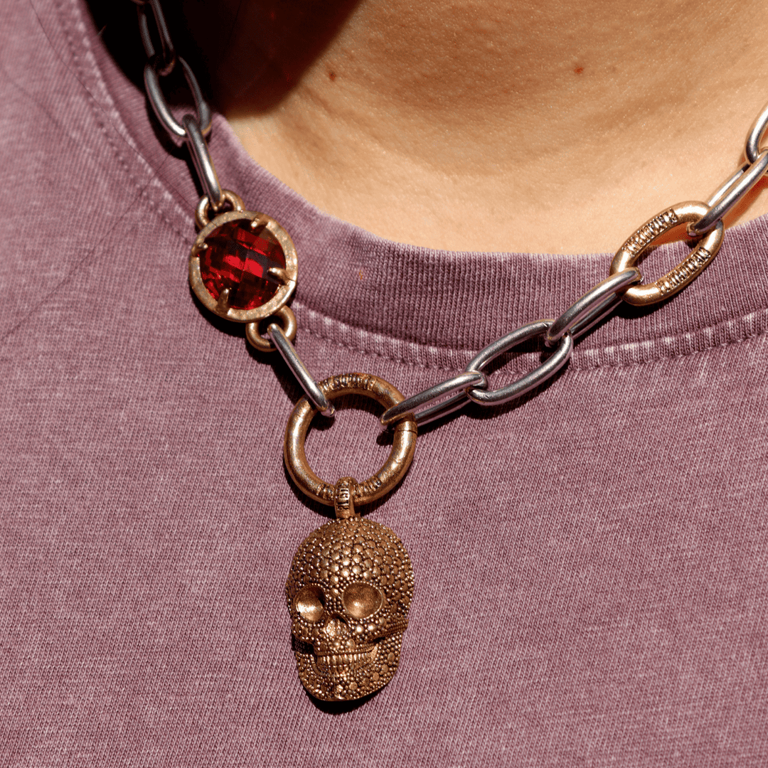 Truna Skull Necklace on Chain