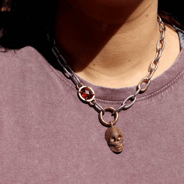 Truna Skull Necklace on Chain