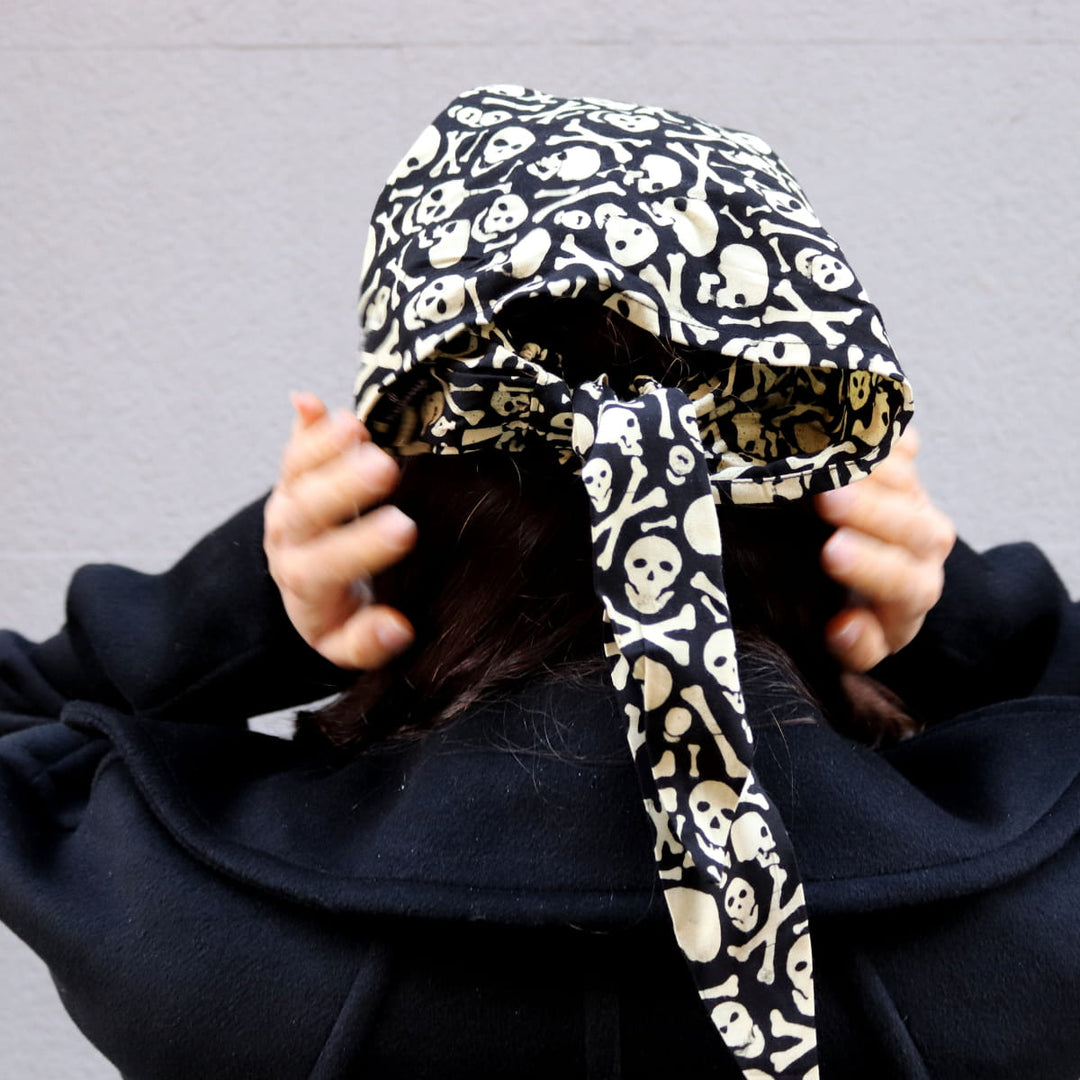Bandana con estampado de calavera