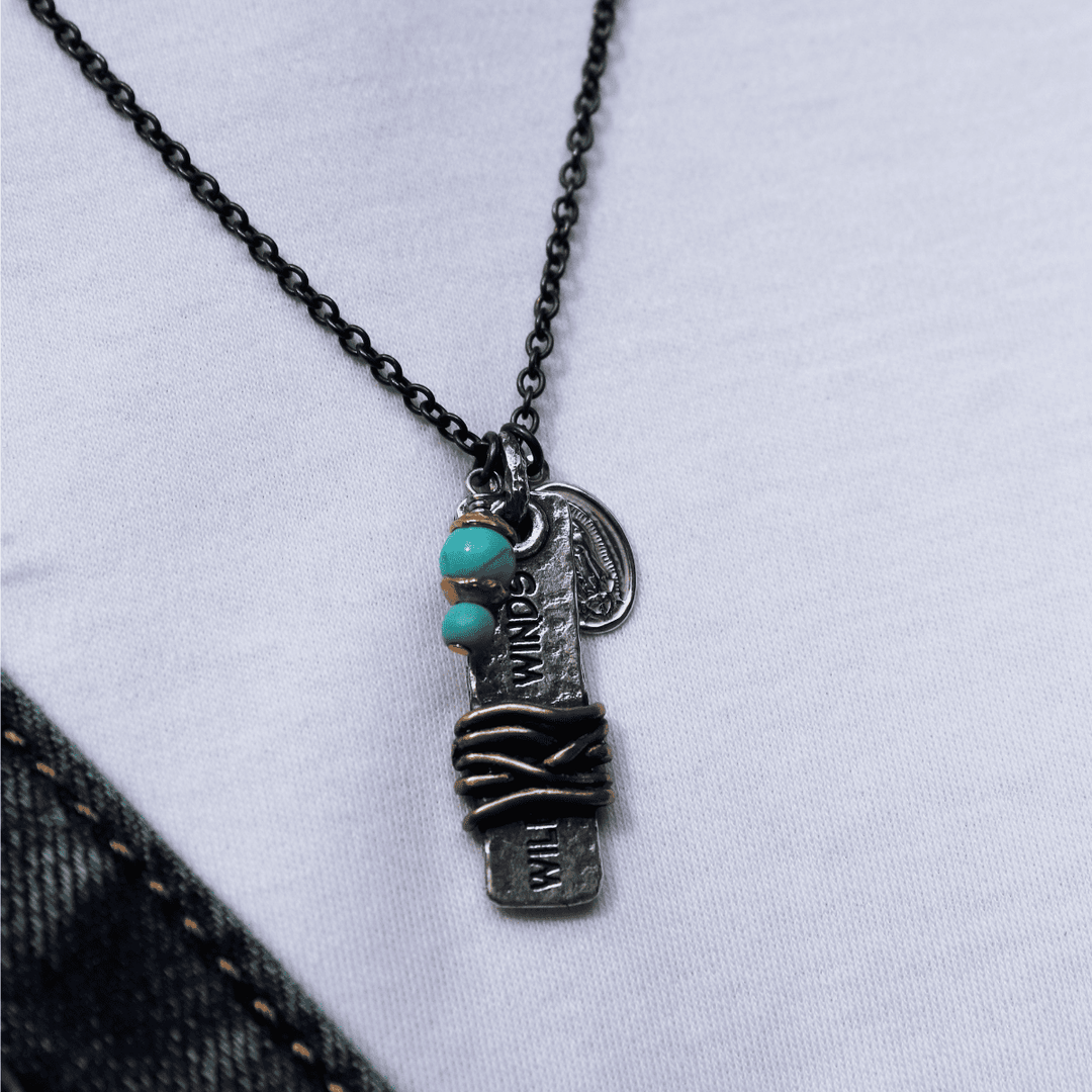 Collar Hombre Julitae Wild Winds de plata 925