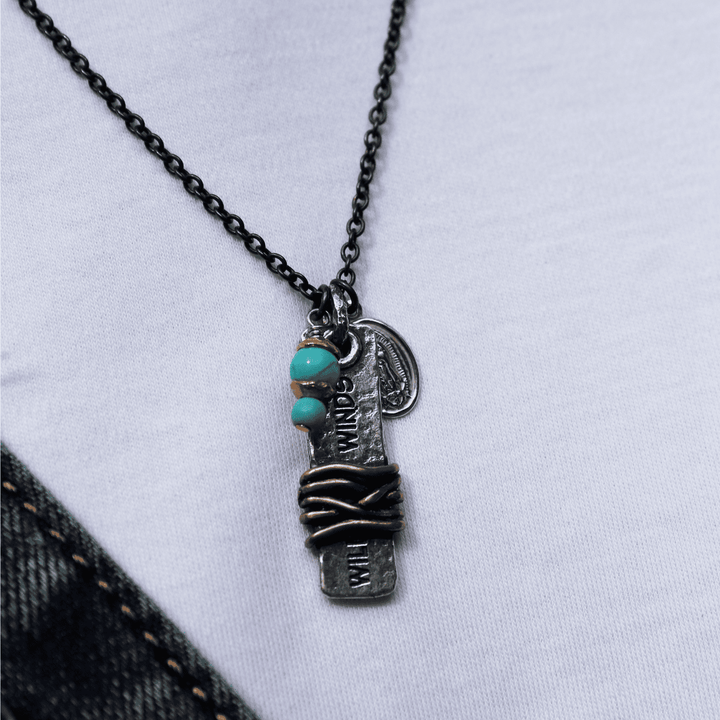 Collar Hombre Julitae Wild Winds de plata 925