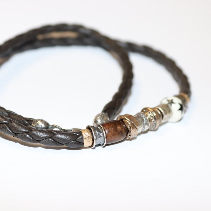 Collar de cuero Semte
