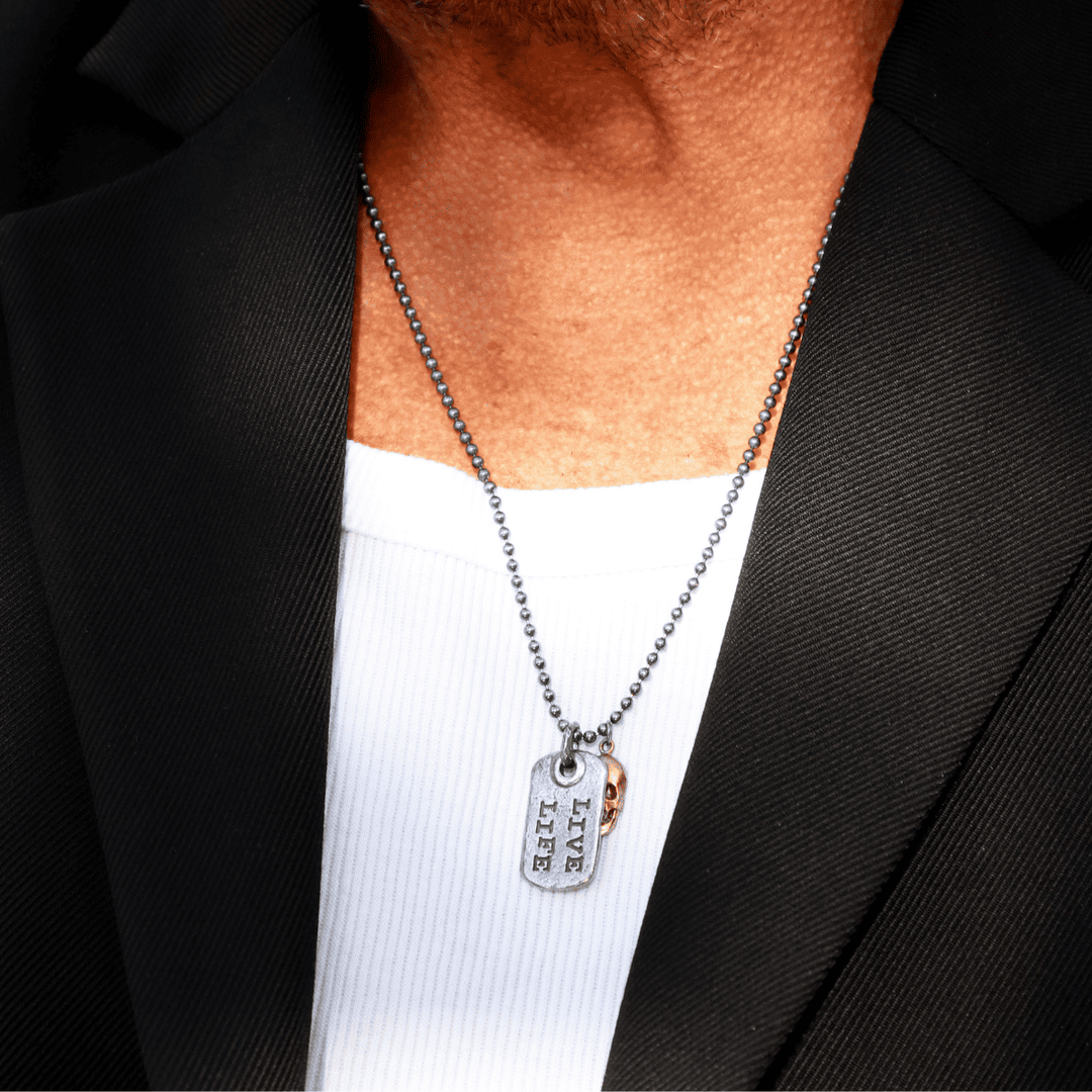 Collar Ragnar Calavera Plata 925 Live Life