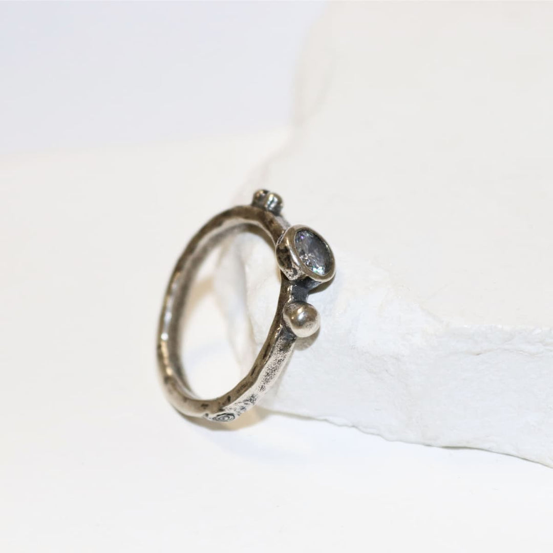 Anillo Mujer Nabil con Plata 925 y circonitas
