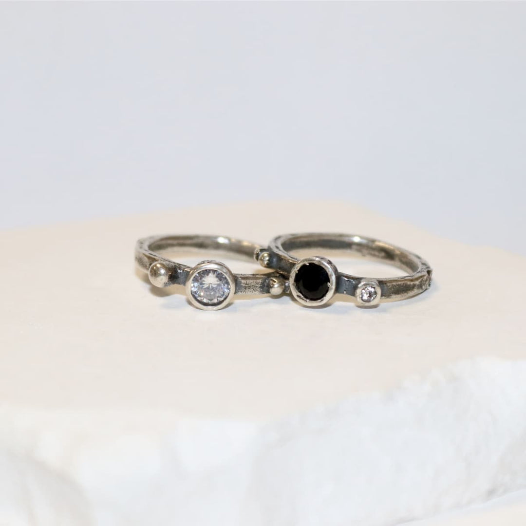 Anillo Mujer Nabil con Plata 925 y circonitas