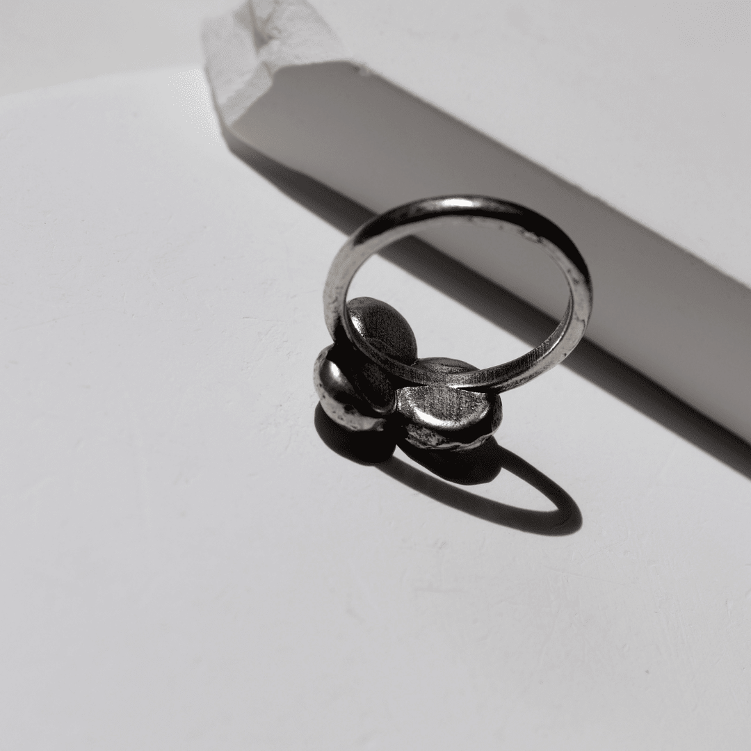 Kaiko Damenring in 925 Silber mit Aquamarin, Grün und Olivin