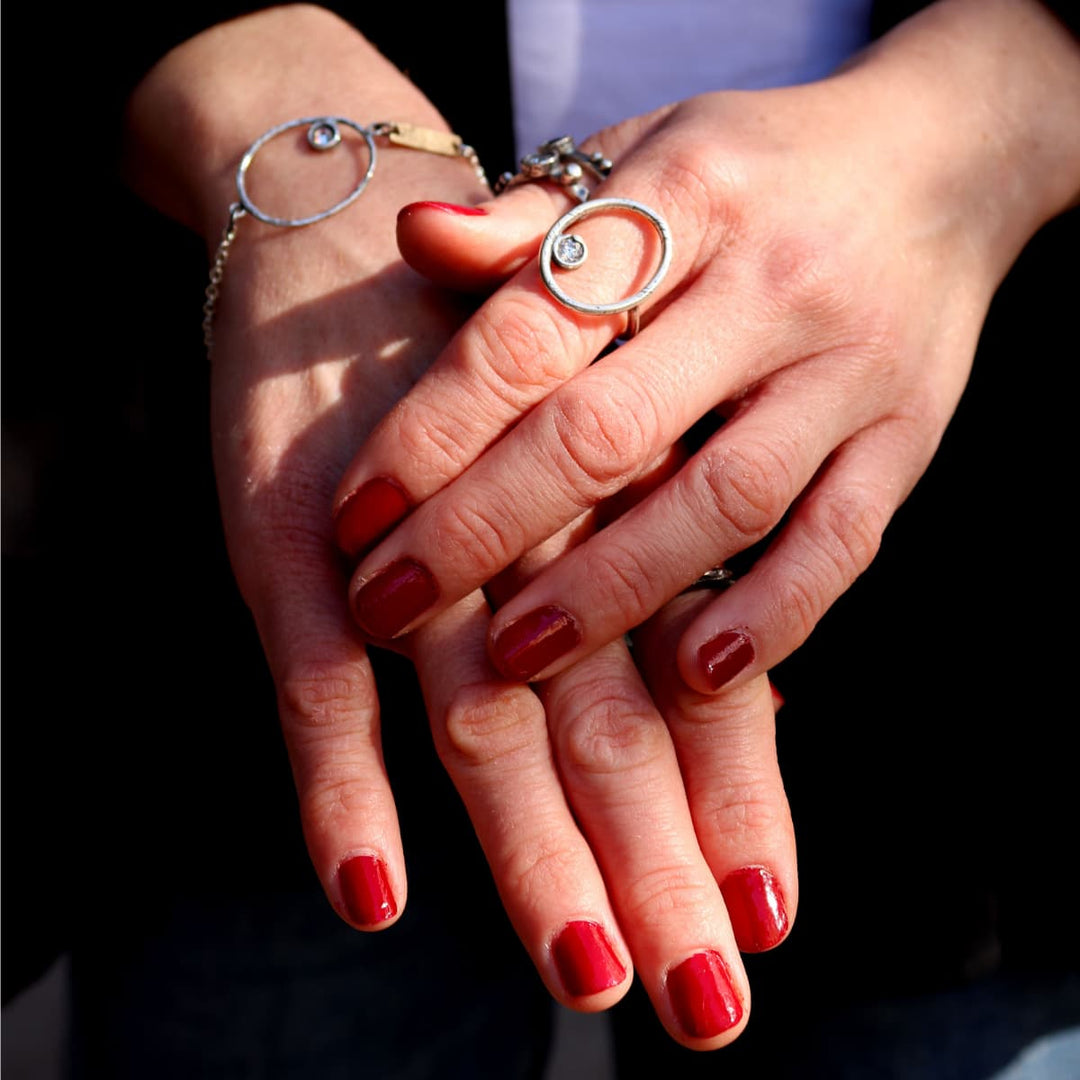 Anillo Mujer Tafilalt con Plata 925 y circonitas