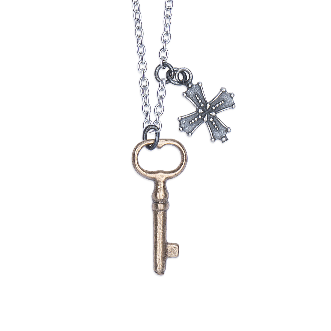 Collar Hombre Bab de Plata 925, bronce y circonitas