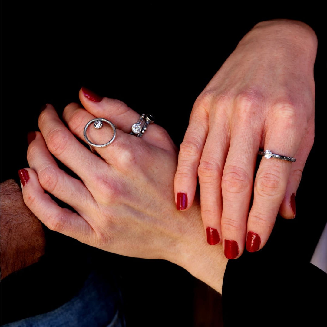 Anillo Mujer Nabil con Plata 925 y circonitas