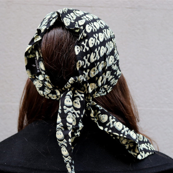 Bandana con estampado de calaveras en 3D