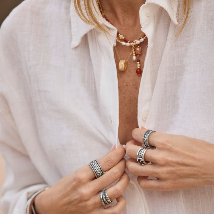 925 Silber Caliope Damenring