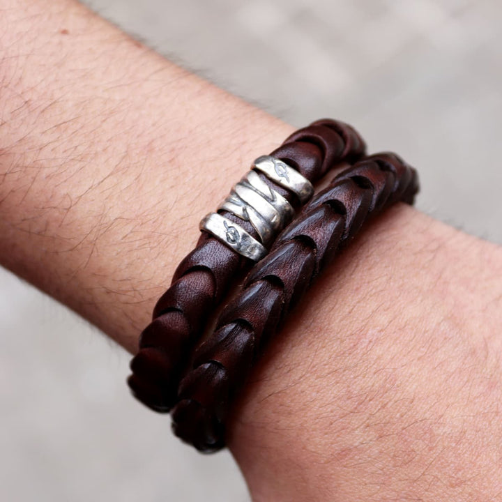 Kupra Men's Leather Bracelet