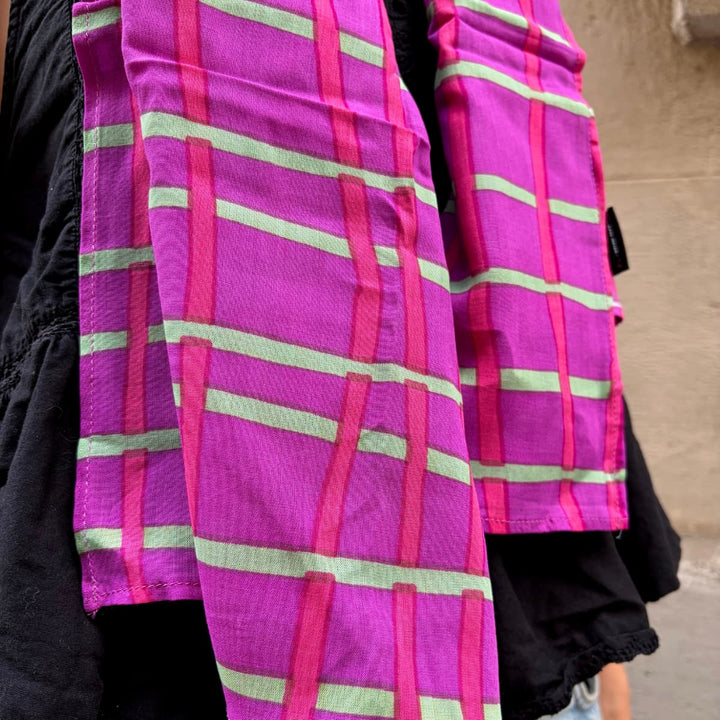 Sarong Unisex Rosa Cuadros