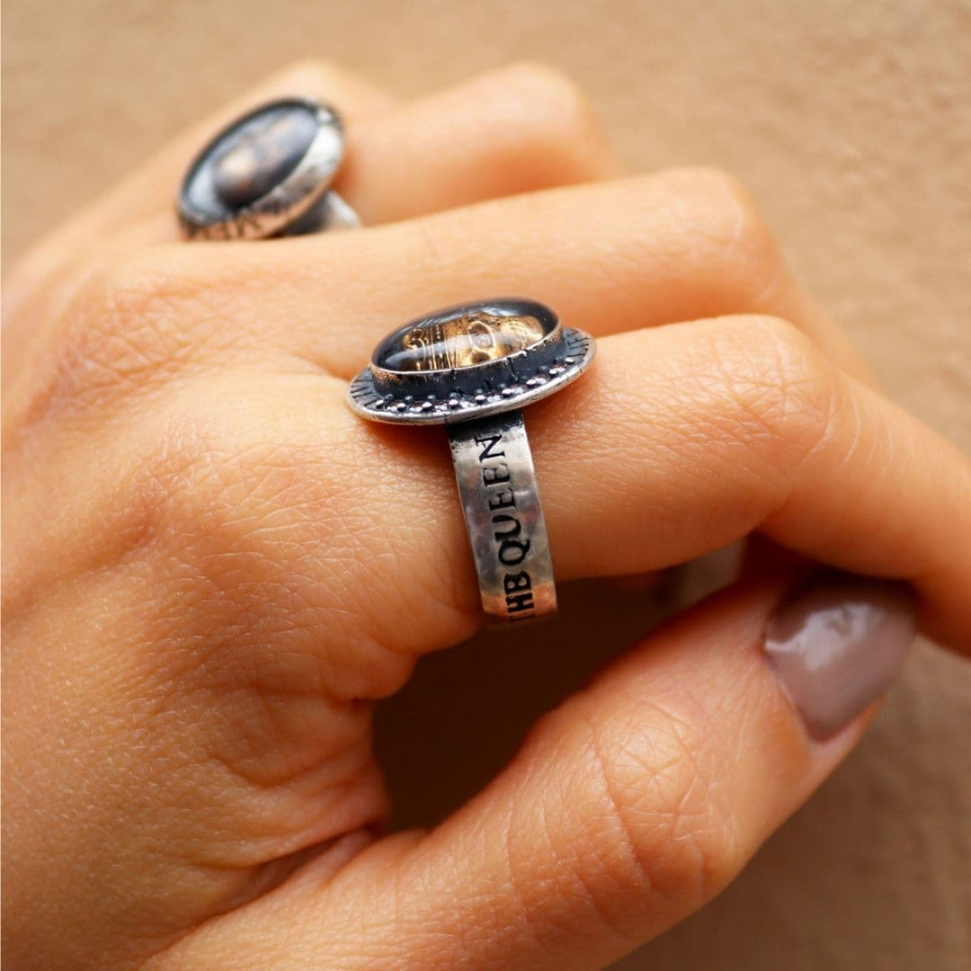 Anillo Calavera Cordelia en Plata 925