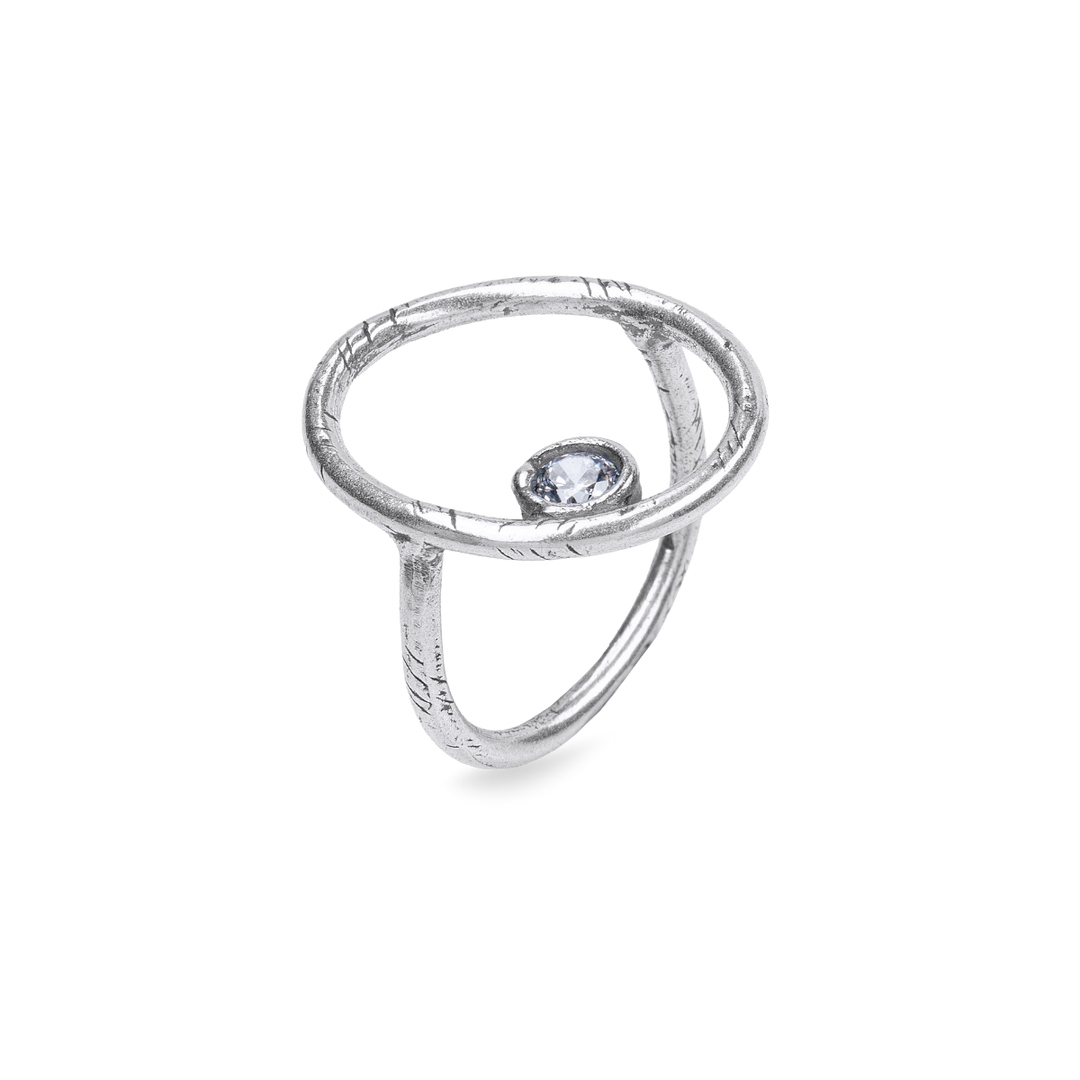 Anillo Mujer Tafilalt con Plata 925 y circonitas