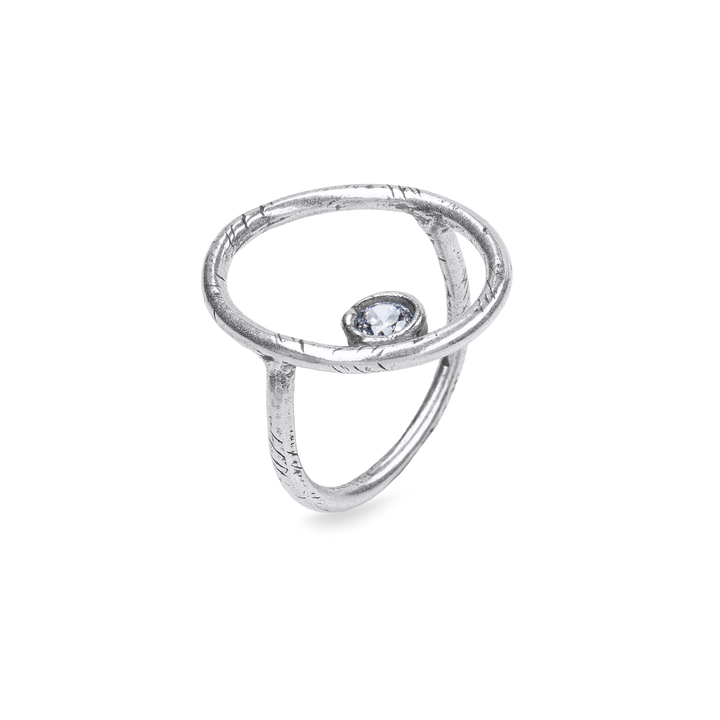 Anillo Mujer Tafilalt con Plata 925 y circonitas