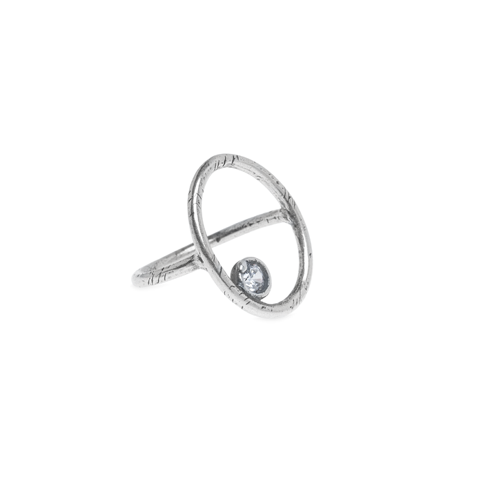 Anillo Mujer Tafilalt con Plata 925 y circonitas