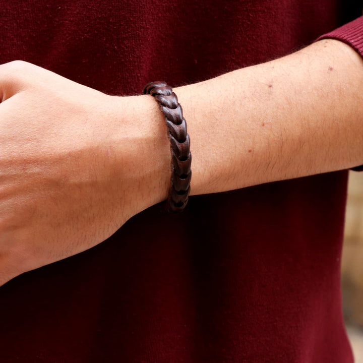 Kupra Men's Leather Bracelet